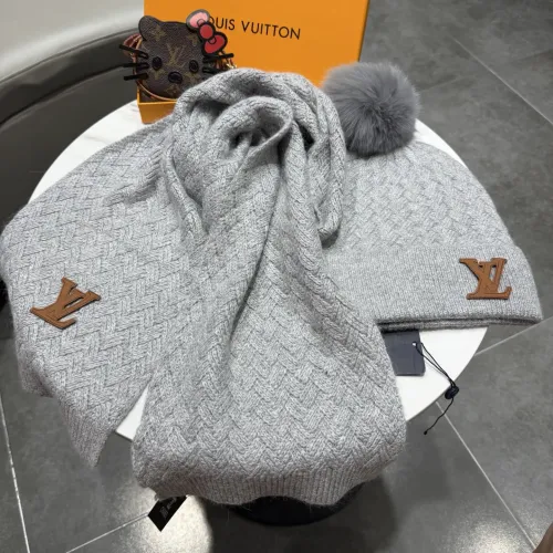 Replica Louis Vuitton LV Hat and Scarf Set #1407587 $68.00 USD for Wholesale
