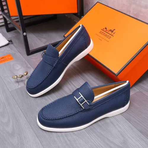 Hermes Leather Shoes For Men #1407770 $102.00 USD, Wholesale Replica Hermes Leather Shoes