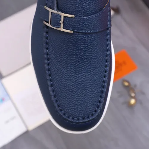 Replica Hermes Leather Shoes For Men #1407770 $102.00 USD for Wholesale