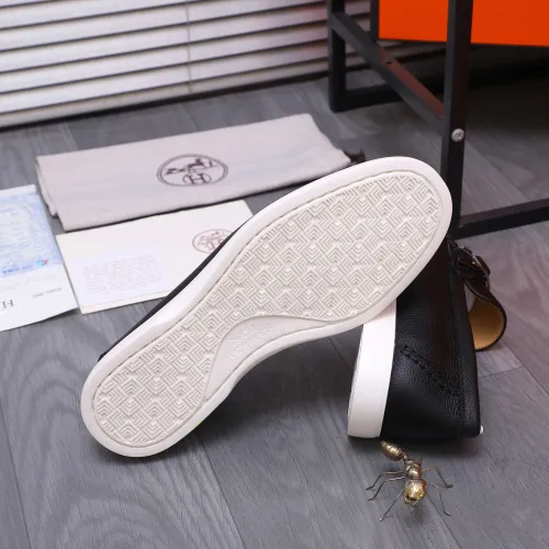 Replica Hermes Leather Shoes For Men #1407775 $102.00 USD for Wholesale