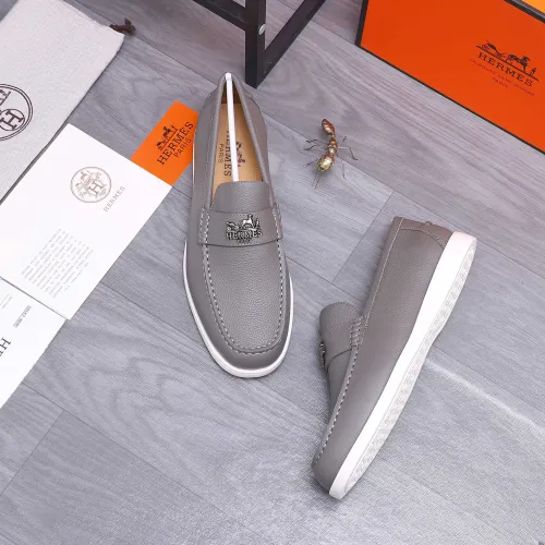 Hermes Leather Shoes For Men #1407782 $102.00 USD, Wholesale Replica Hermes Leather Shoes