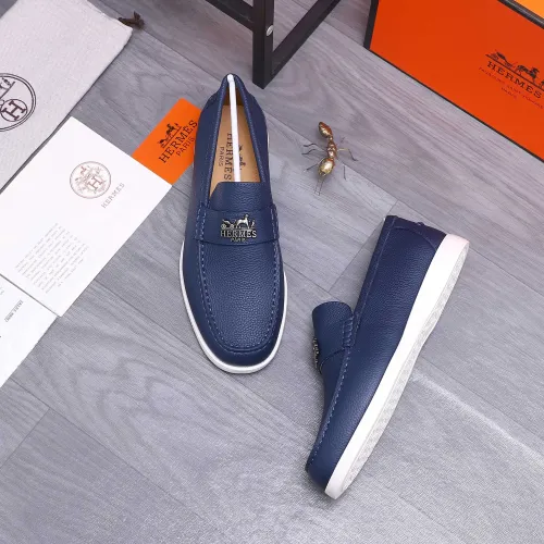 Hermes Leather Shoes For Men #1407785 $102.00 USD, Wholesale Replica Hermes Leather Shoes
