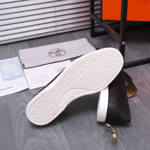 Replica Hermes Leather Shoes For Men #1407787 $102.00 USD for Wholesale