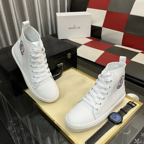 Replica Moncler High Tops Shoes For Men #1407837 $85.00 USD for Wholesale
