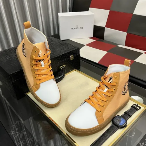 Replica Moncler High Tops Shoes For Men #1407839 $85.00 USD for Wholesale