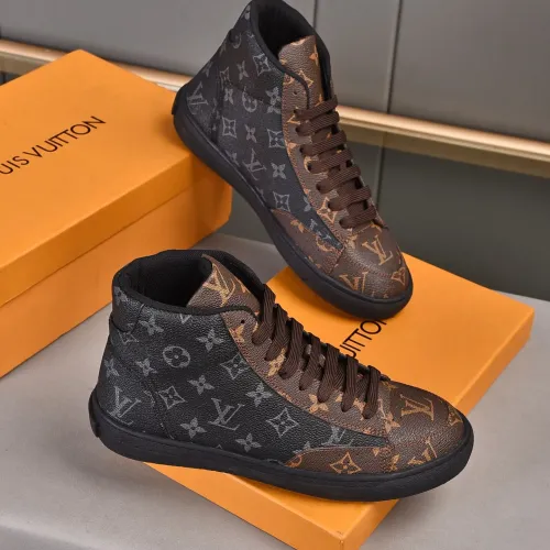 Louis Vuitton High Tops Shoes For Men #1408220 $85.00 USD, Wholesale Replica Louis Vuitton High Tops Shoes