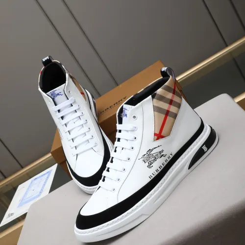 Burberry High Tops Shoes For Men #1408221 $85.00 USD, Wholesale Replica Burberry High Tops Shoes