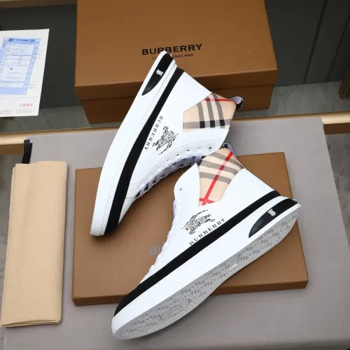Replica Burberry High Tops Shoes For Men #1408221 $85.00 USD for Wholesale