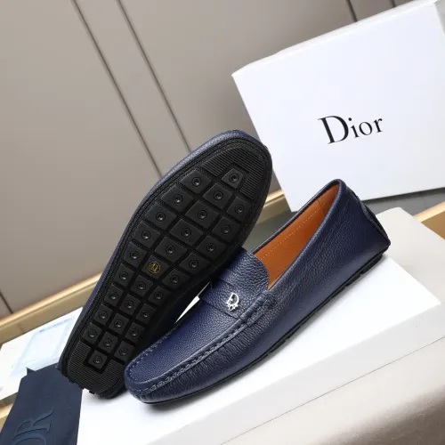 Replica Christian Dior Leather Shoes For Men #1408266 $80.00 USD for Wholesale