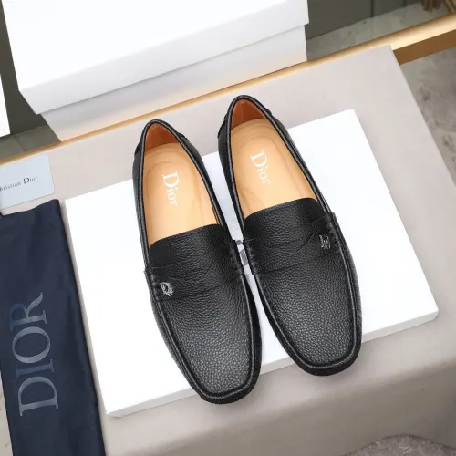 Replica Christian Dior Leather Shoes For Men #1408267 $80.00 USD for Wholesale