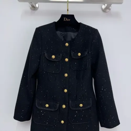 Chanel Coats Long Sleeved For Women #1408332 $118.00 USD, Wholesale Replica Chanel Coats