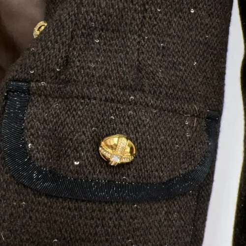 Replica Chanel Coats Long Sleeved For Women #1408333 $118.00 USD for Wholesale