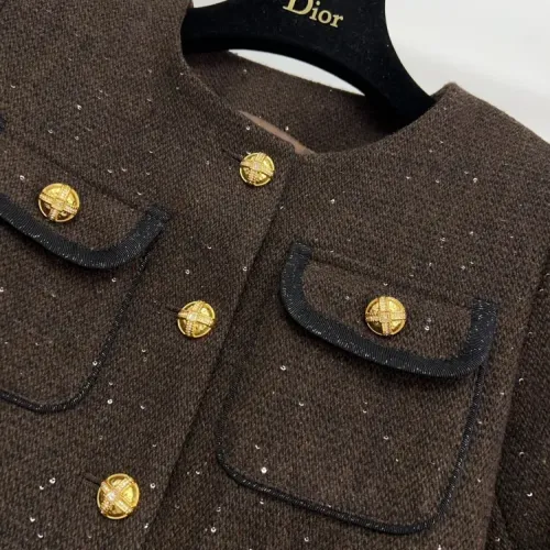 Replica Chanel Coats Long Sleeved For Women #1408333 $118.00 USD for Wholesale