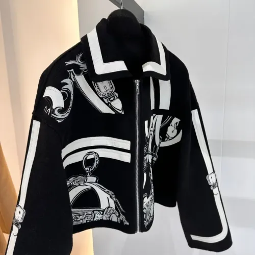 Replica Hermes Jackets Long Sleeved For Women #1408334 $393.39 USD for Wholesale