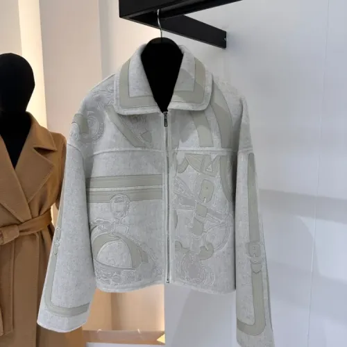 Hermes Jackets Long Sleeved For Women #1408335 $393.39 USD, Wholesale Replica Hermes Jackets