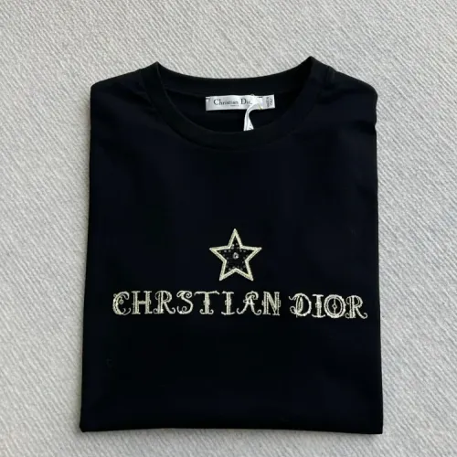 Replica Christian Dior T-Shirts Short Sleeved For Women #1408382 $64.00 USD for Wholesale
