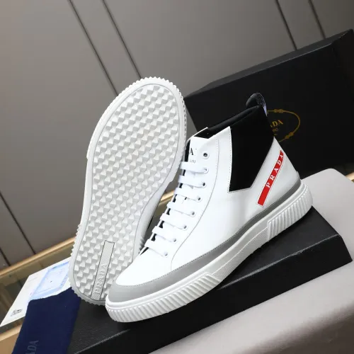 Replica Prada High Top Shoes For Men #1408401 $82.00 USD for Wholesale
