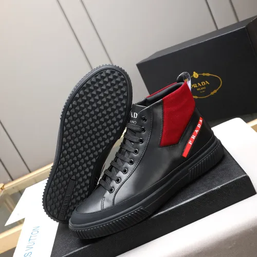 Replica Prada High Top Shoes For Men #1408404 $82.00 USD for Wholesale