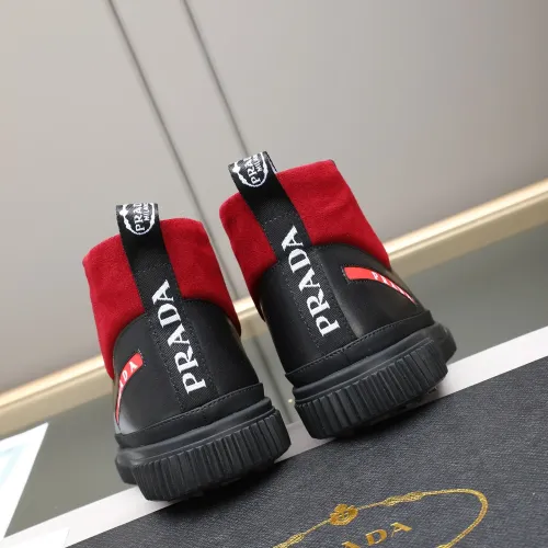 Replica Prada High Top Shoes For Men #1408404 $82.00 USD for Wholesale