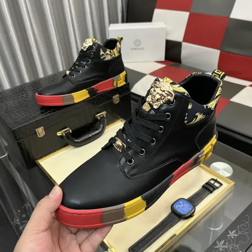 Versace High Tops Shoes For Men #1408406 $82.00 USD, Wholesale Replica Versace High Tops Shoes