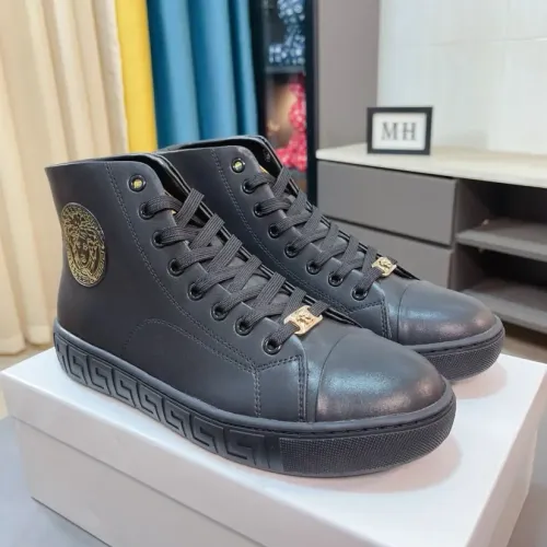Versace High Tops Shoes For Men #1408410 $80.00 USD, Wholesale Replica Versace High Tops Shoes