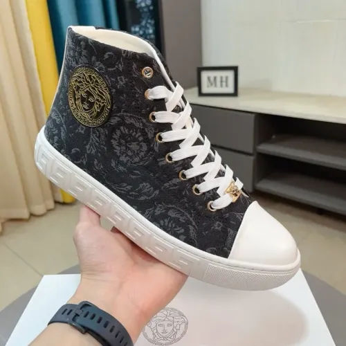 Replica Versace High Tops Shoes For Men #1408412 $80.00 USD for Wholesale