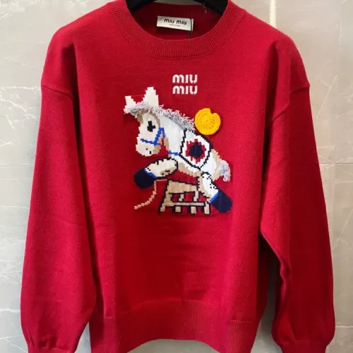 MIU MIU Sweaters Long Sleeved For Women #1408444