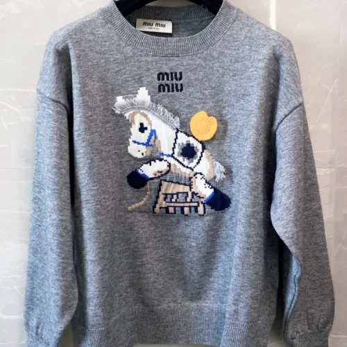 MIU MIU Sweaters Long Sleeved For Women #1408445