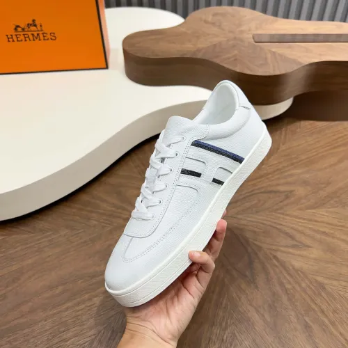 Replica Hermes Casual Shoes For Men #1408485 $125.00 USD for Wholesale