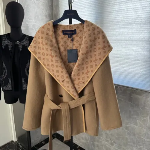Replica Louis Vuitton LV Coats Long Sleeved For Women #1408548 $416.53 USD for Wholesale