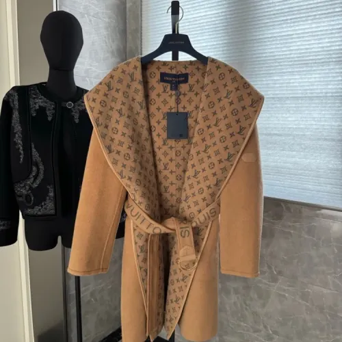 Louis Vuitton LV Coats Long Sleeved For Women #1408558 $406.61 USD, Wholesale Replica Louis Vuitton LV Coats