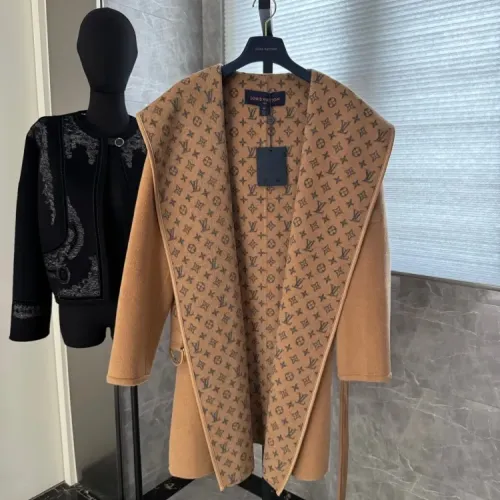 Replica Louis Vuitton LV Coats Long Sleeved For Women #1408558 $406.61 USD for Wholesale