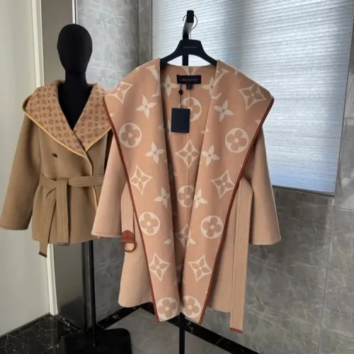 Replica Louis Vuitton LV Coats Long Sleeved For Women #1408560 $406.61 USD for Wholesale