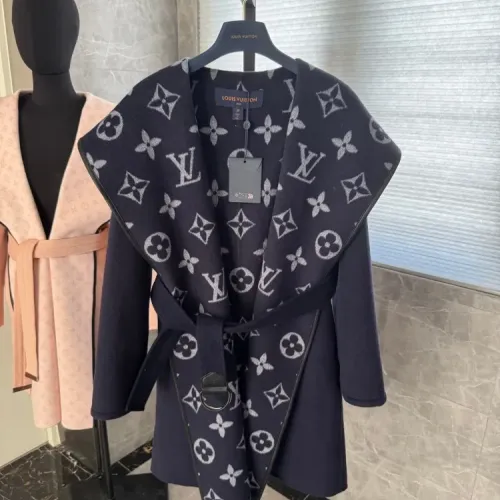 Louis Vuitton LV Coats Long Sleeved For Women #1408563 $406.61 USD, Wholesale Replica Louis Vuitton LV Coats