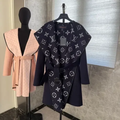 Replica Louis Vuitton LV Coats Long Sleeved For Women #1408563 $406.61 USD for Wholesale