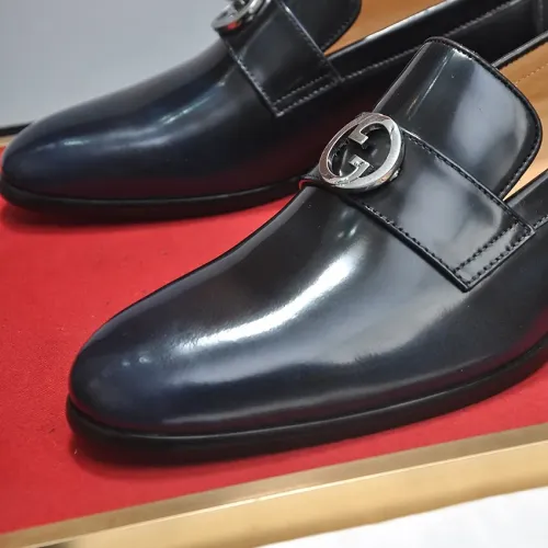 Replica Gucci Oxfords Shoes For Men #1408585 $98.00 USD for Wholesale