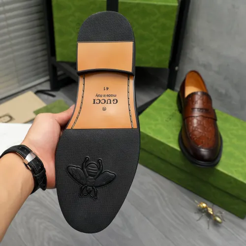 Replica Gucci Oxfords Shoes For Men #1408586 $98.00 USD for Wholesale