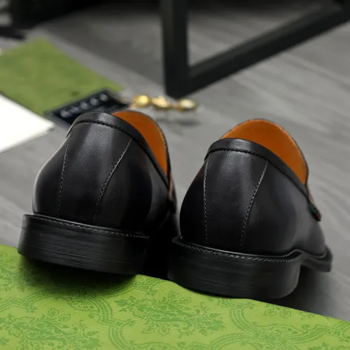 Replica Gucci Oxfords Shoes For Men #1408587 $98.00 USD for Wholesale