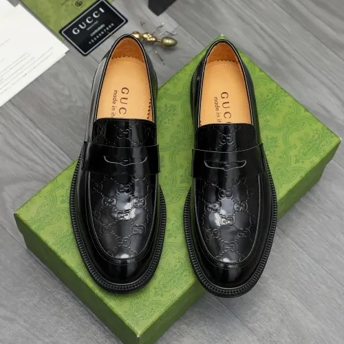 Replica Gucci Oxfords Shoes For Men #1408589 $98.00 USD for Wholesale