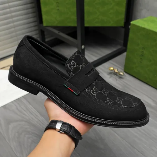 Replica Gucci Oxfords Shoes For Men #1408590 $98.00 USD for Wholesale