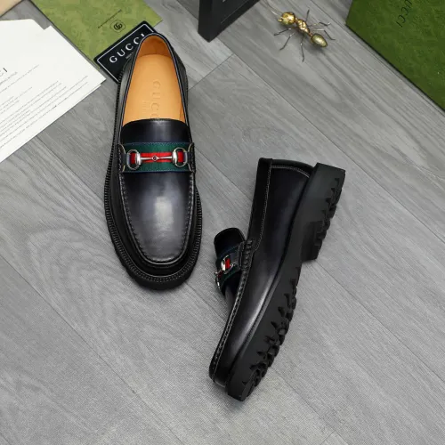 Replica Gucci Oxfords Shoes For Men #1408593 $102.00 USD for Wholesale
