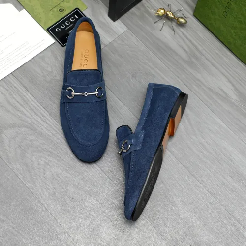Replica Gucci Oxfords Shoes For Men #1408596 $80.00 USD for Wholesale