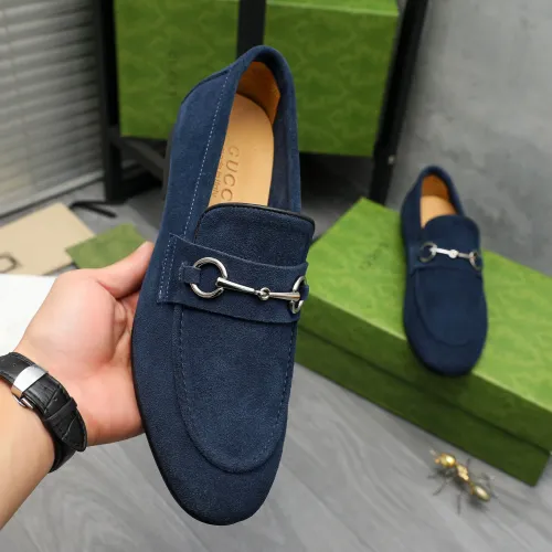 Replica Gucci Oxfords Shoes For Men #1408596 $80.00 USD for Wholesale