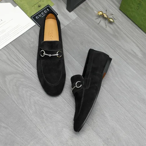 Replica Gucci Oxfords Shoes For Men #1408597 $80.00 USD for Wholesale