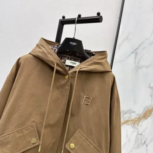 Replica Fendi Jackets Long Sleeved For Women #1408599 $85.00 USD for Wholesale