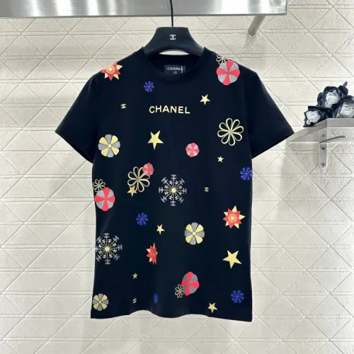Chanel T-Shirts Short Sleeved For Women #1408602 $52.00 USD, Wholesale Replica Chanel T-Shirts