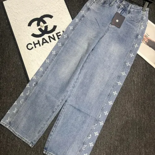 Louis Vuitton LV Jeans For Women #1408607 $72.00 USD, Wholesale Replica Louis Vuitton LV Jeans