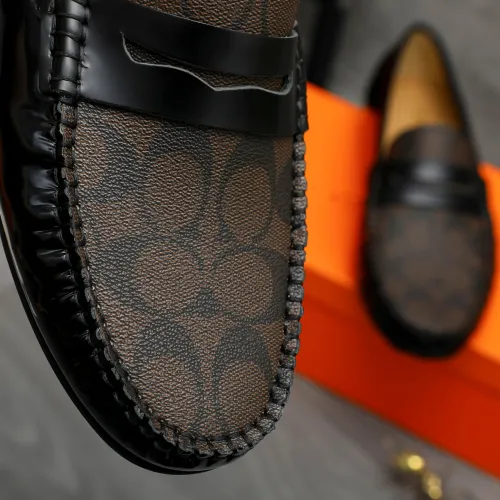 Replica Coach Leather Shoes For Men #1408678 $82.00 USD for Wholesale