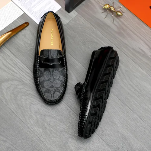 Replica Coach Leather Shoes For Men #1408679 $82.00 USD for Wholesale