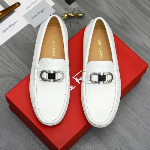 Salvatore Ferragamo Leather Shoes For Men #1408680 $82.00 USD, Wholesale Replica Salvatore Ferragamo Leather Shoes